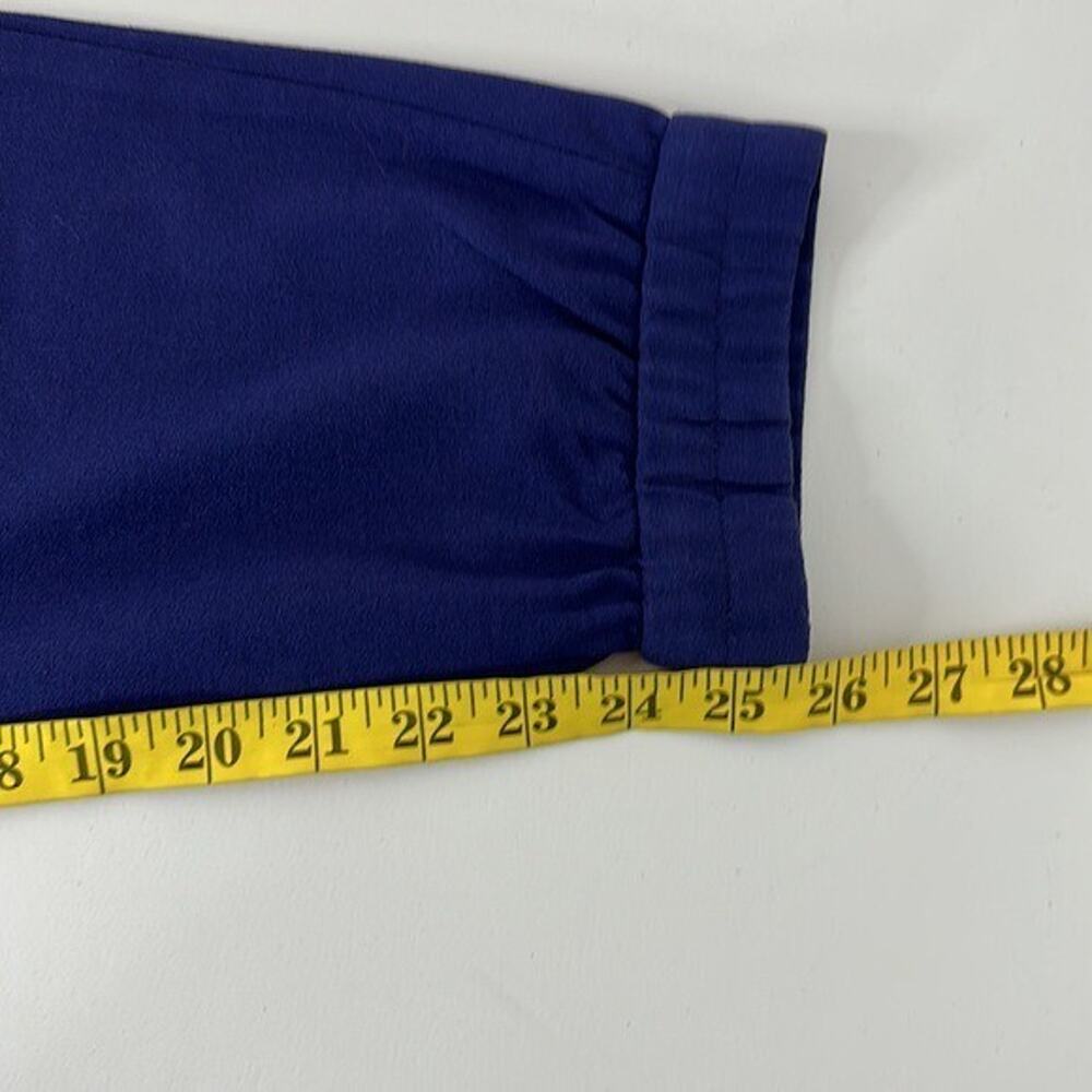 Garnet Hill Pants Womens 12 Blue Cropped Tapered‎ Pull on Elastic Waist jogger - Picture 10 of 12